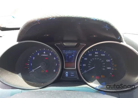 2013 Hyundai Veloster Turbo W/Black z USA, uszkodzony, nr VIN KMHTC6AE3DU126784